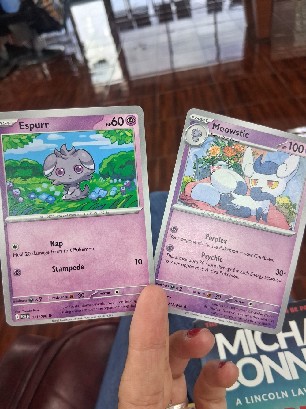 Pokemon Espurr & Meowstic Twin Pack - Pink Psychic Cards